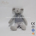 2014 cute plush stuffed animal shaped mouse toy motner for baby toy